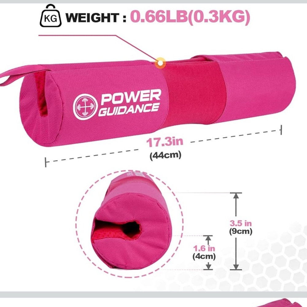 Barbell Squat Pad - Neck & Shoulder Protective   Pad Squats , hip thrust, Lunges
